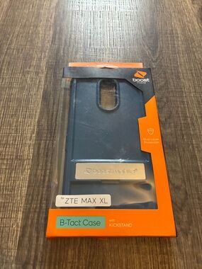 B-Tact Dual-Layer Case for ZTE Max XL — Black